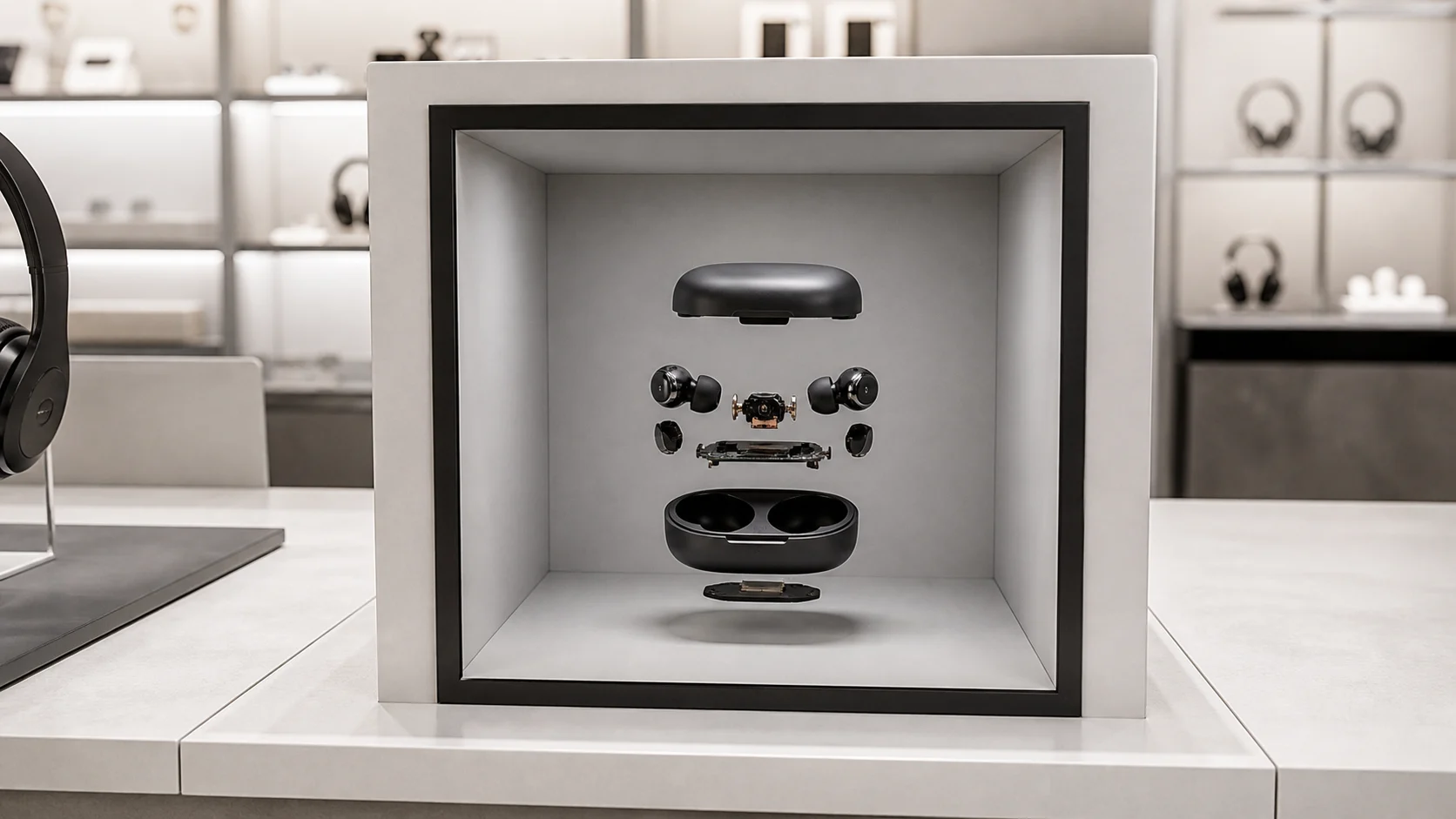 Compact electronics exploded view