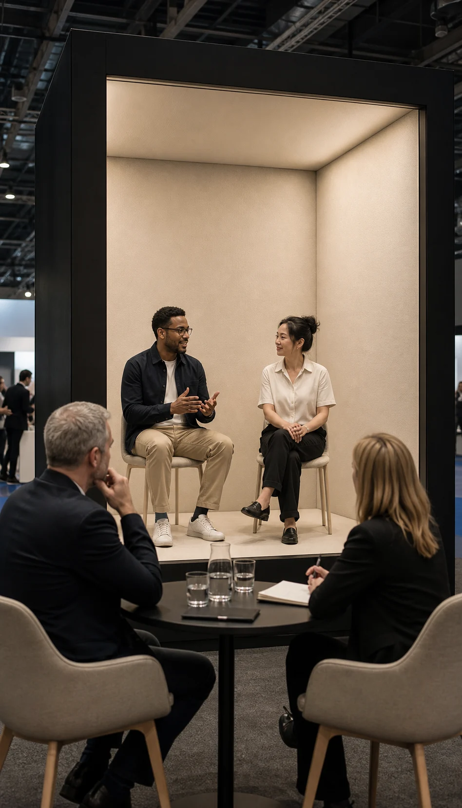 Remote collaborators joining a buyer meeting