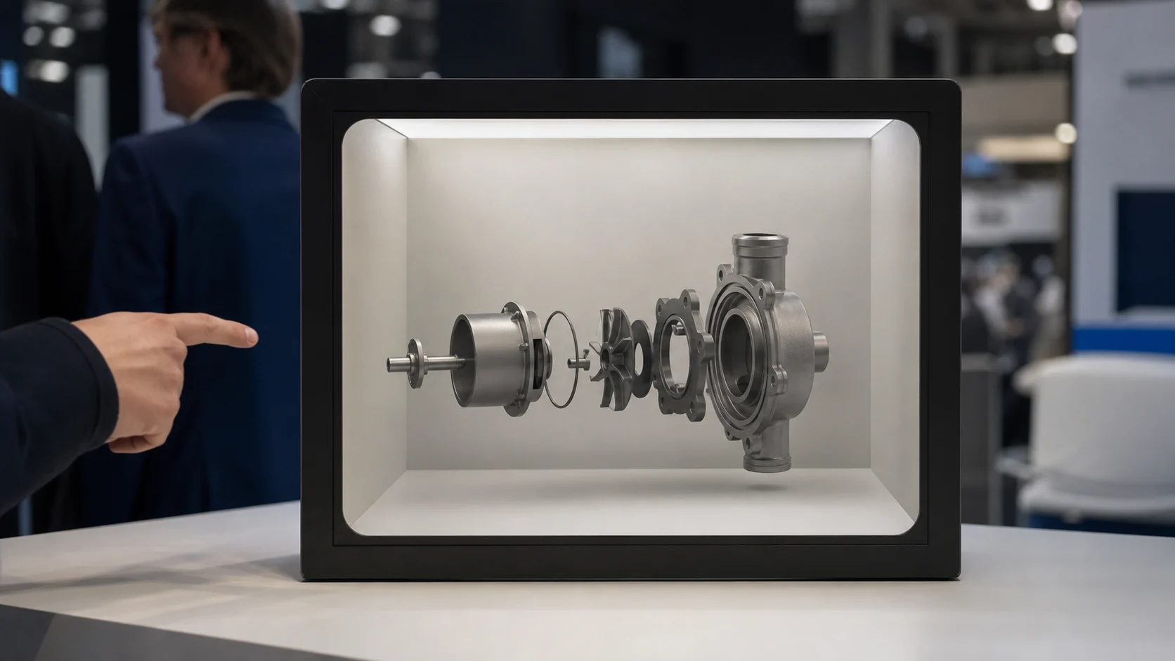 Compact dimensional pump demonstration