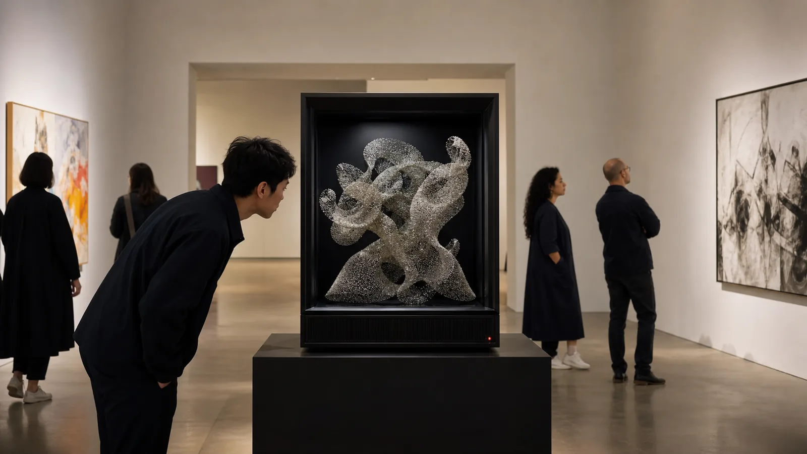 Digital art presented in shared physical space